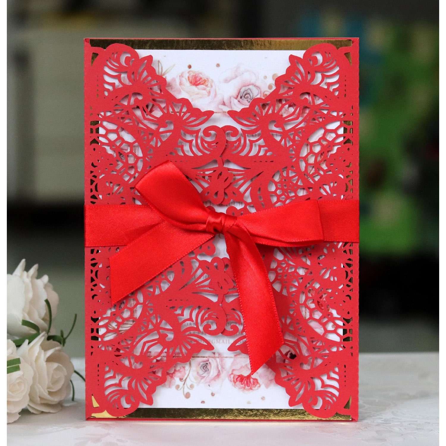 Wedding Invitation Rectangle Celebration Invitation Card Marriage Invitation Wholesale
